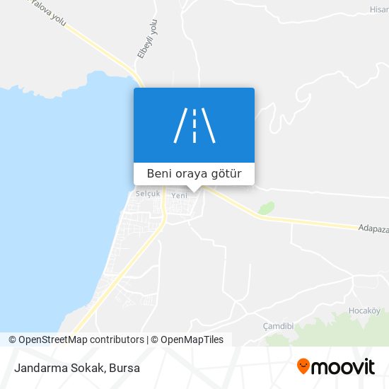 Jandarma Sokak harita