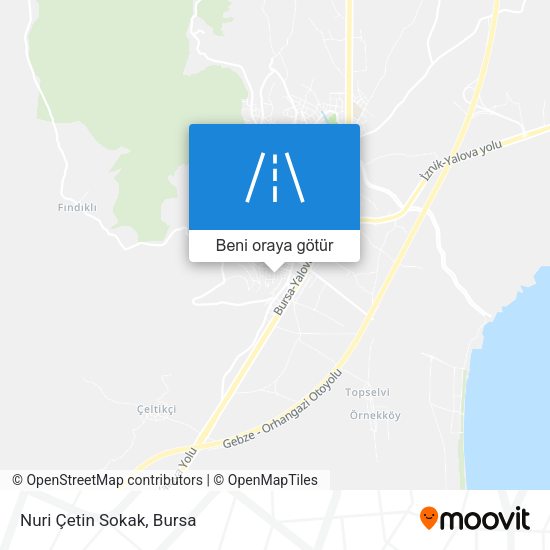 Nuri Çetin Sokak harita
