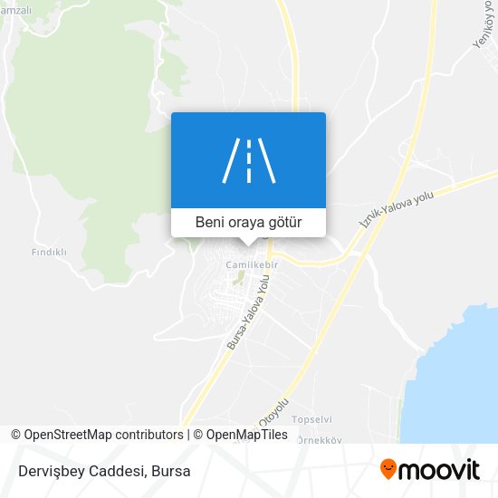 Dervişbey Caddesi harita