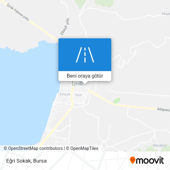 Eğri Sokak harita