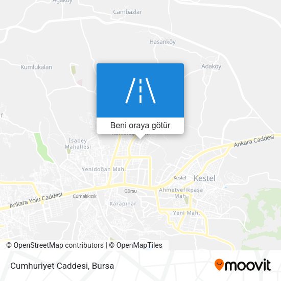 Cumhuriyet Caddesi harita