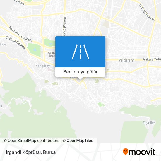 Irgandi Köprüsü harita