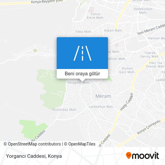 Yorgancı Caddesi harita