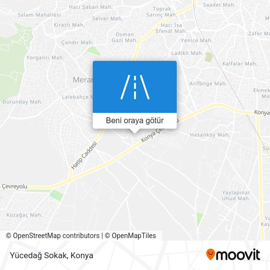 Yücedağ Sokak harita