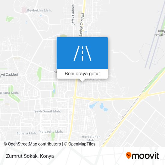 Zümrüt Sokak harita