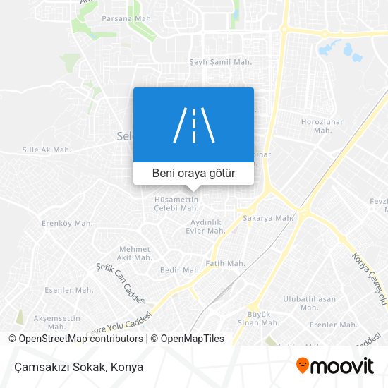 Çamsakızı Sokak harita