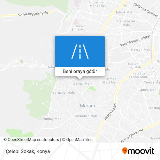 Çelebi Sokak harita