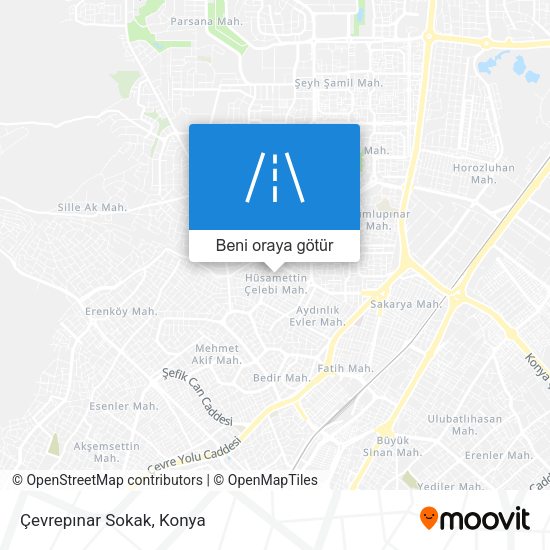 Çevrepınar Sokak harita