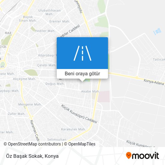 Öz Başak Sokak harita