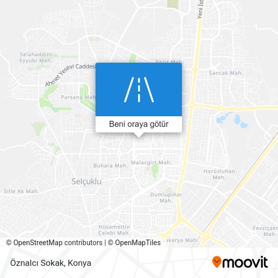 Öznalcı Sokak harita