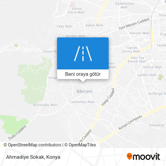 Ahmadiye Sokak harita
