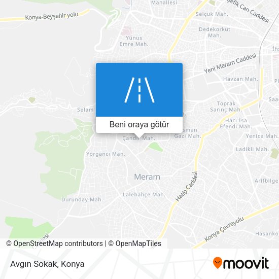 Avgın Sokak harita