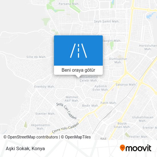Aşki Sokak harita