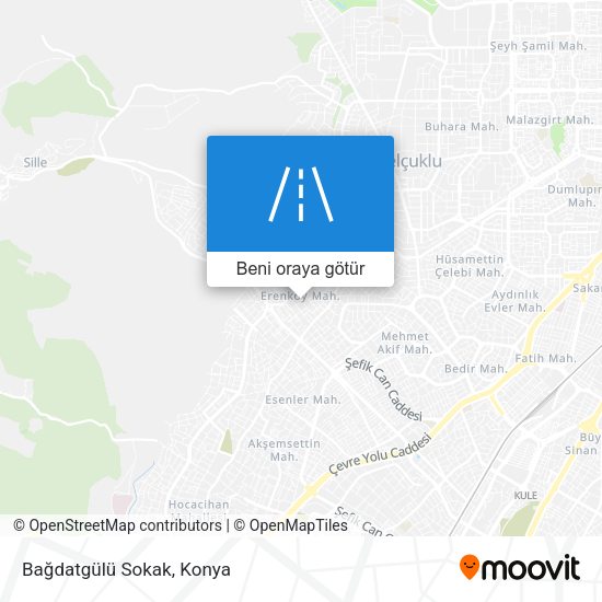 Bağdatgülü Sokak harita