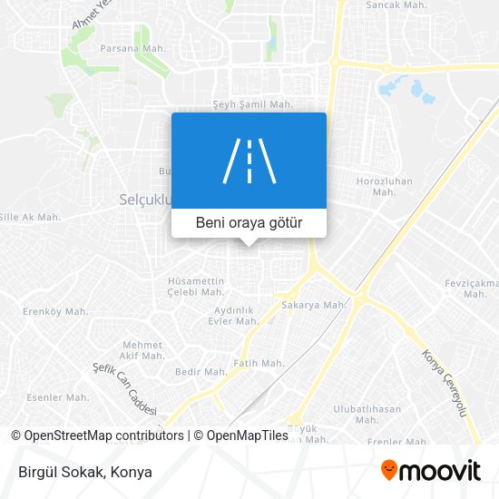 Birgül Sokak harita