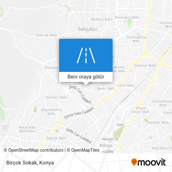 Birçok Sokak harita