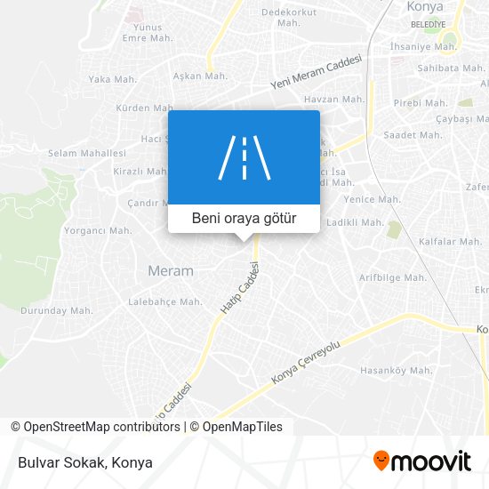 Bulvar Sokak harita