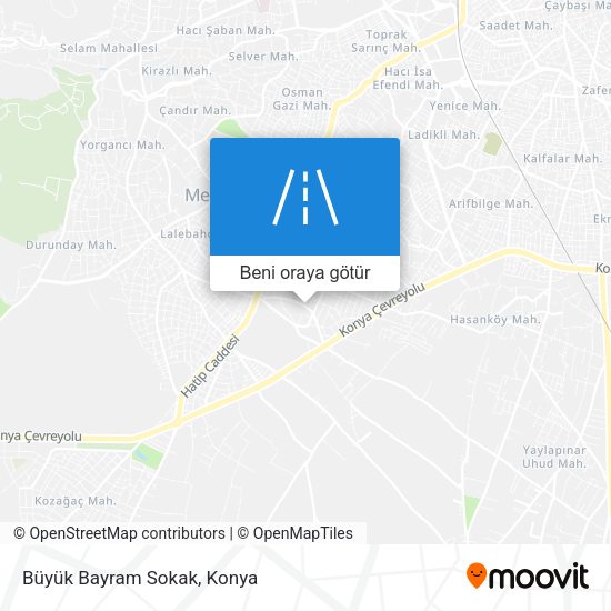 Büyük Bayram Sokak harita