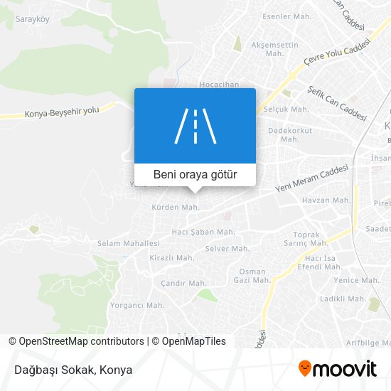 Dağbaşı Sokak harita