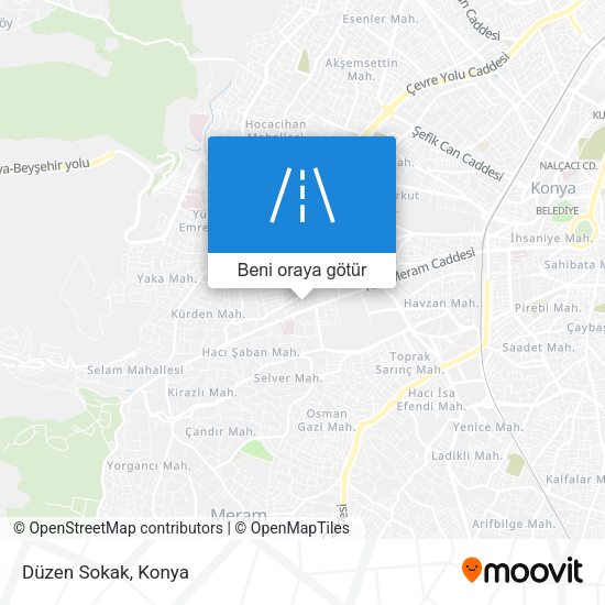 Düzen Sokak harita