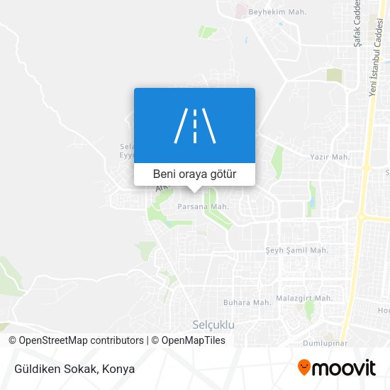 Güldiken Sokak harita