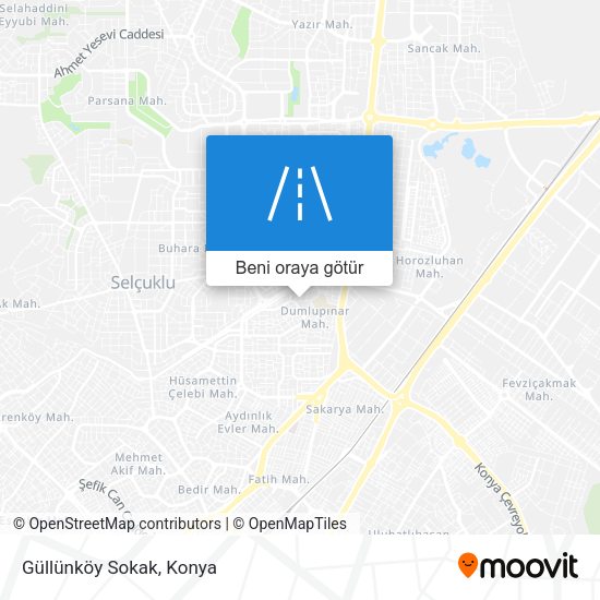 Güllünköy Sokak harita