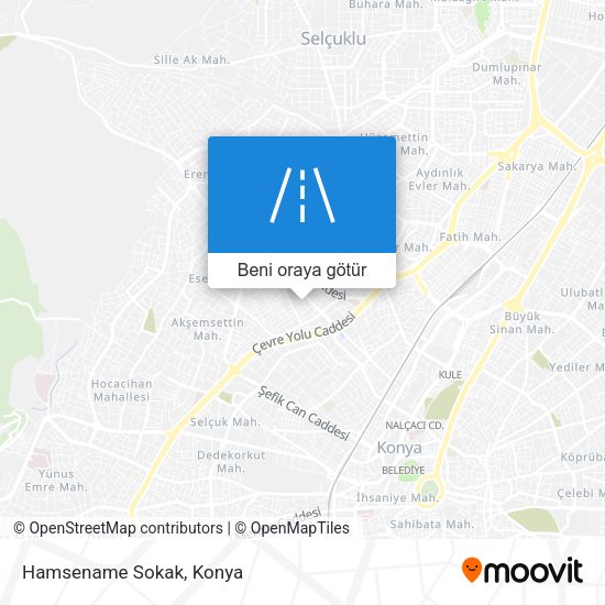 Hamsename Sokak harita