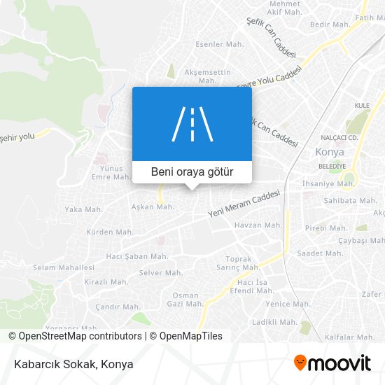Kabarcık Sokak harita