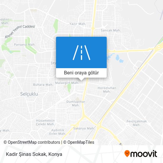 Kadir Şinas Sokak harita
