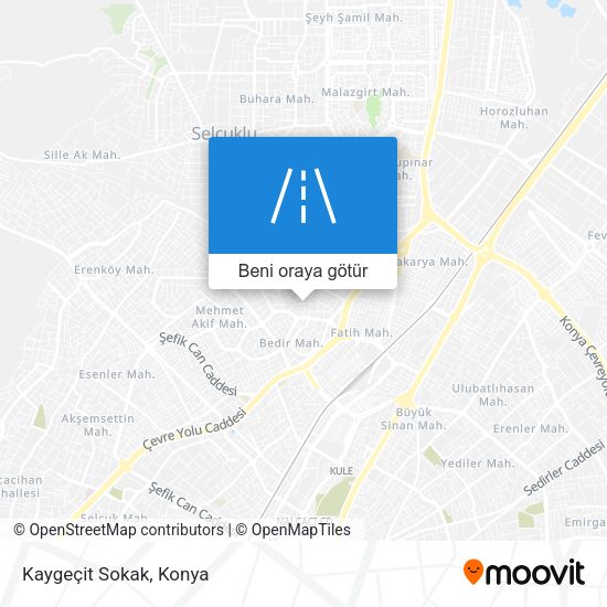 Kaygeçit Sokak harita