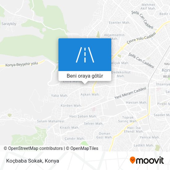 Koçbaba Sokak harita
