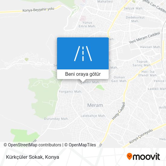 Kürkçüler Sokak harita