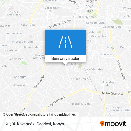 Küçük Kovanağzı Caddesi harita