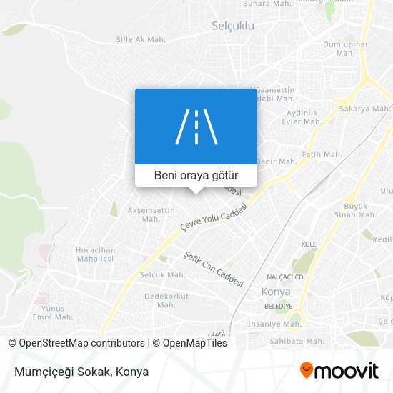 Mumçiçeği Sokak harita