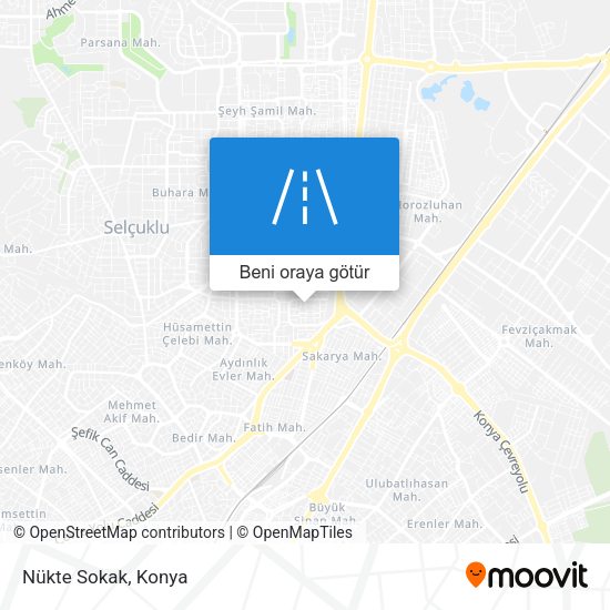 Nükte Sokak harita