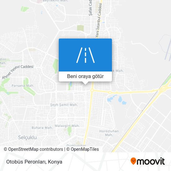 Otobüs Peronları harita