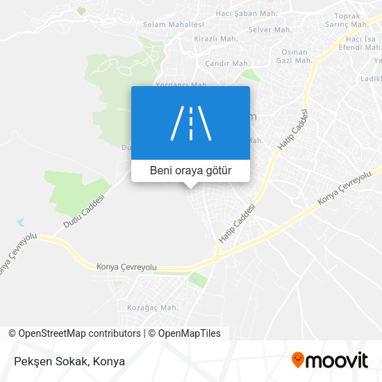Pekşen Sokak harita
