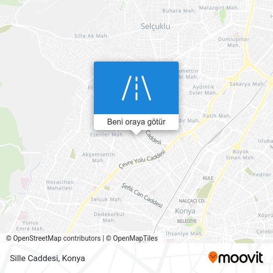 Sille Caddesi harita