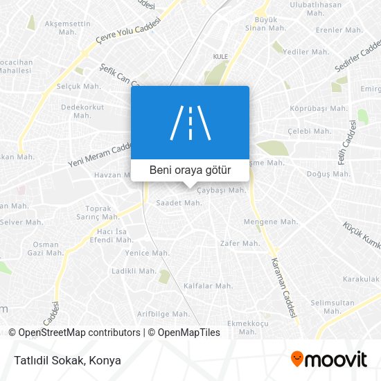Tatlıdil Sokak harita