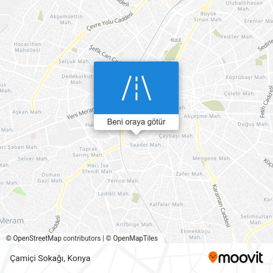 Çamiçi Sokağı harita