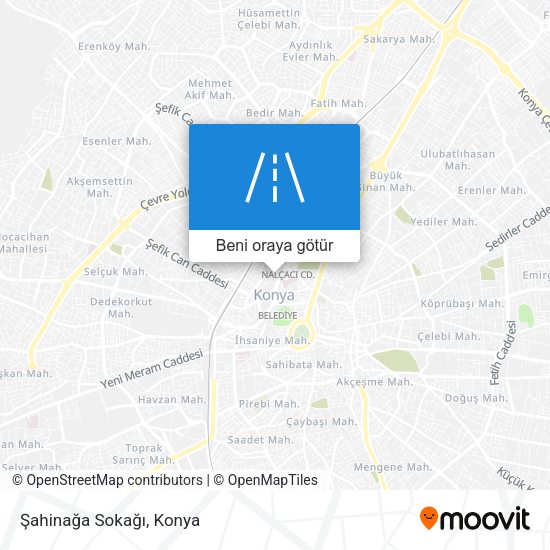 Şahinağa Sokağı harita