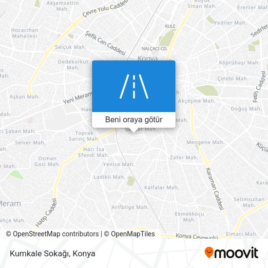 Kumkale Sokağı harita