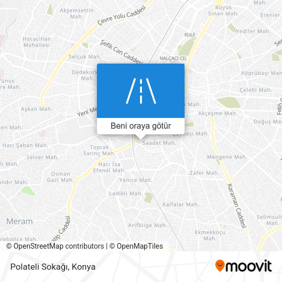 Polateli Sokağı harita