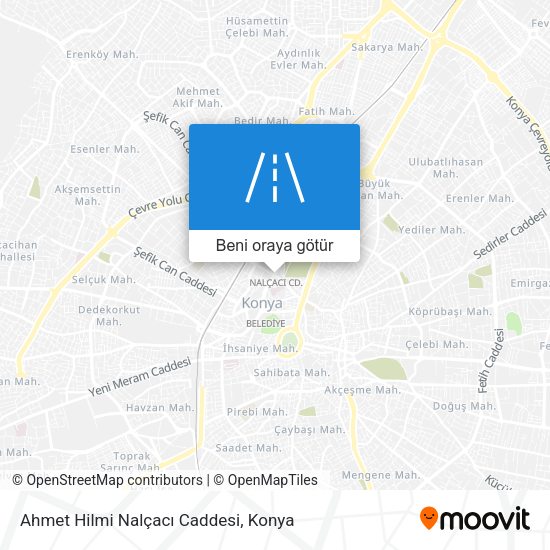 Ahmet Hilmi Nalçacı Caddesi harita