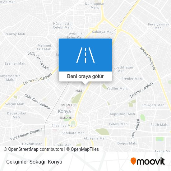 Çekginler Sokağı harita