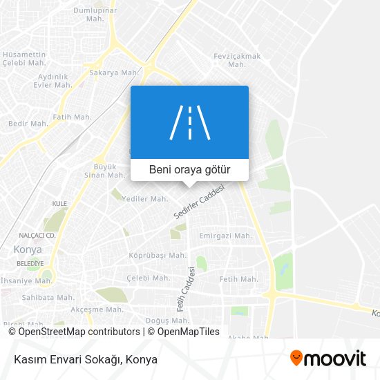 Kasım Envari Sokağı harita