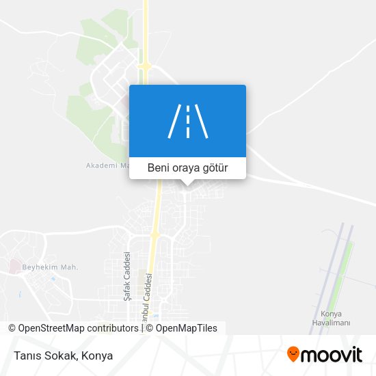 Tanıs Sokak harita