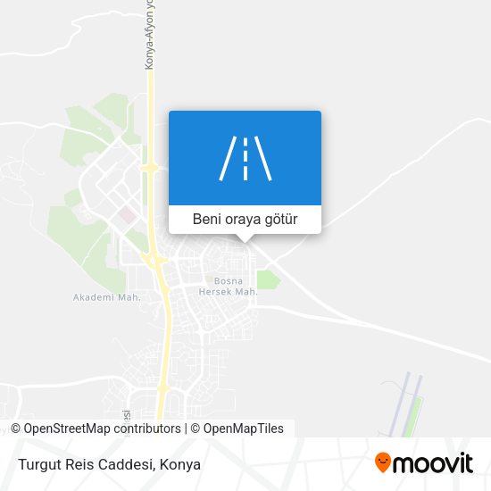 Turgut Reis Caddesi harita