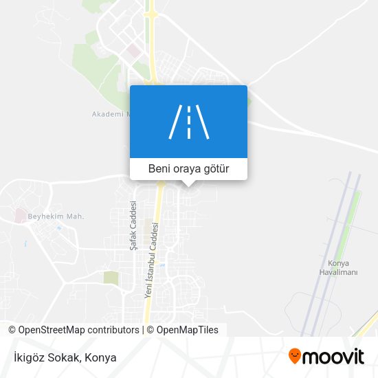 İkigöz Sokak harita