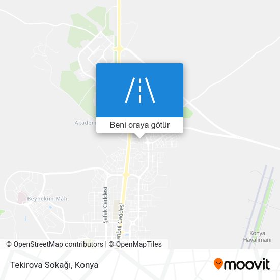 Tekirova Sokağı harita